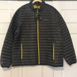Grey Eddie Bauer puff jacket